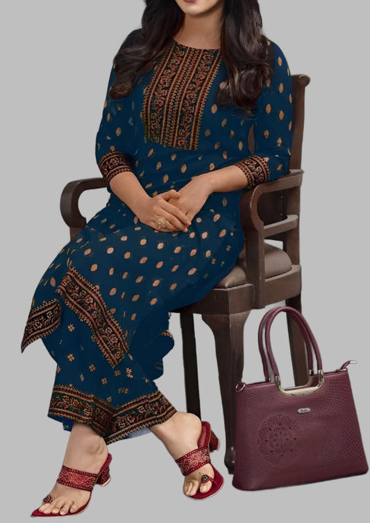 Believe In Beauty Rayon Kurti Set