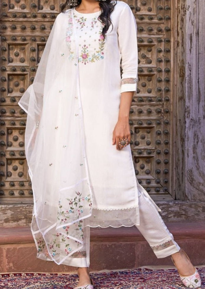 Beloved Queen Chanderi Kurti Set