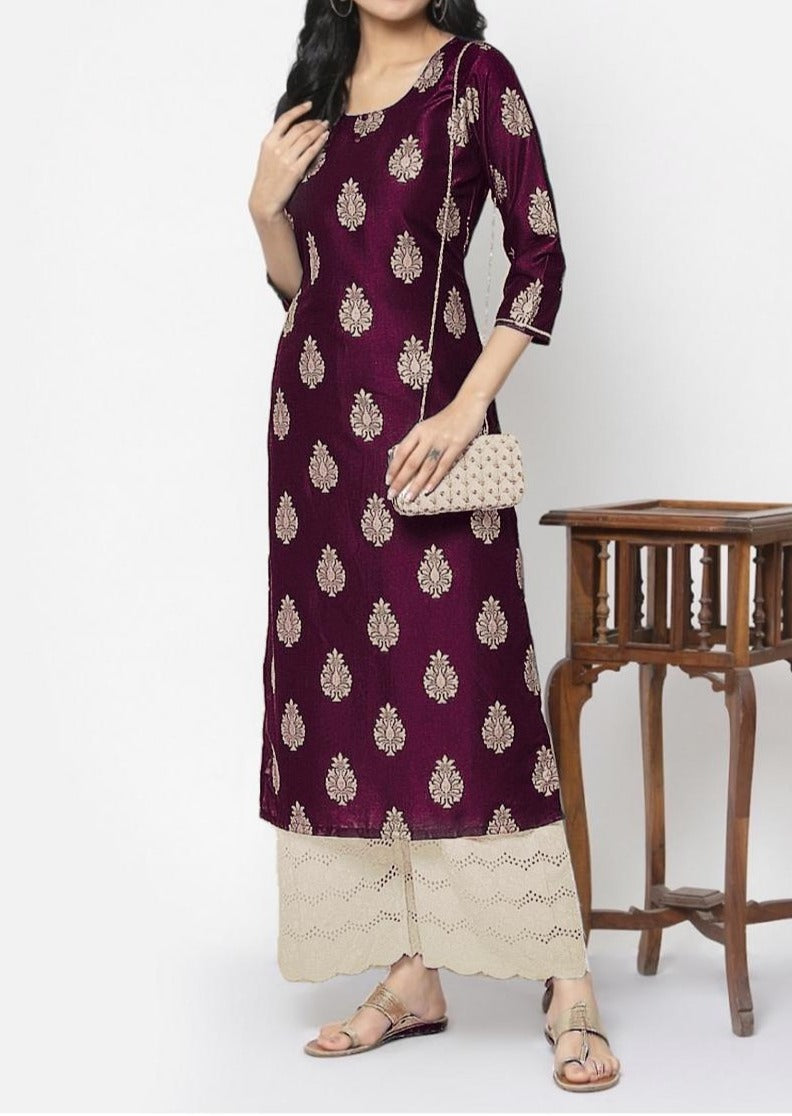 Celestial Shadow One Piece Rayon Kurti