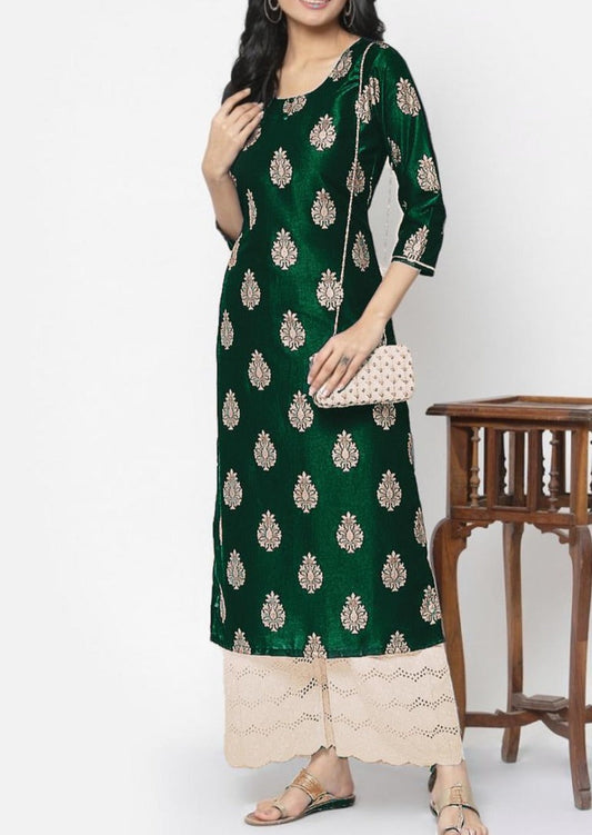 Celestial Shadow One Piece Rayon Kurti