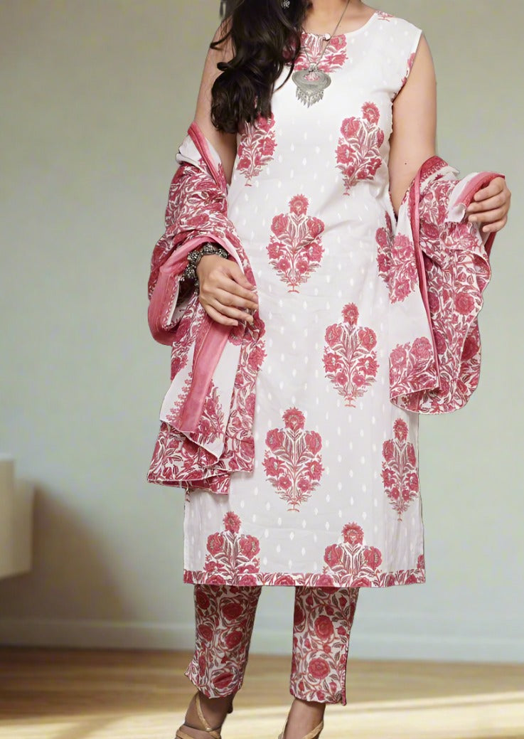 The Secrete River Cotton kurti Set