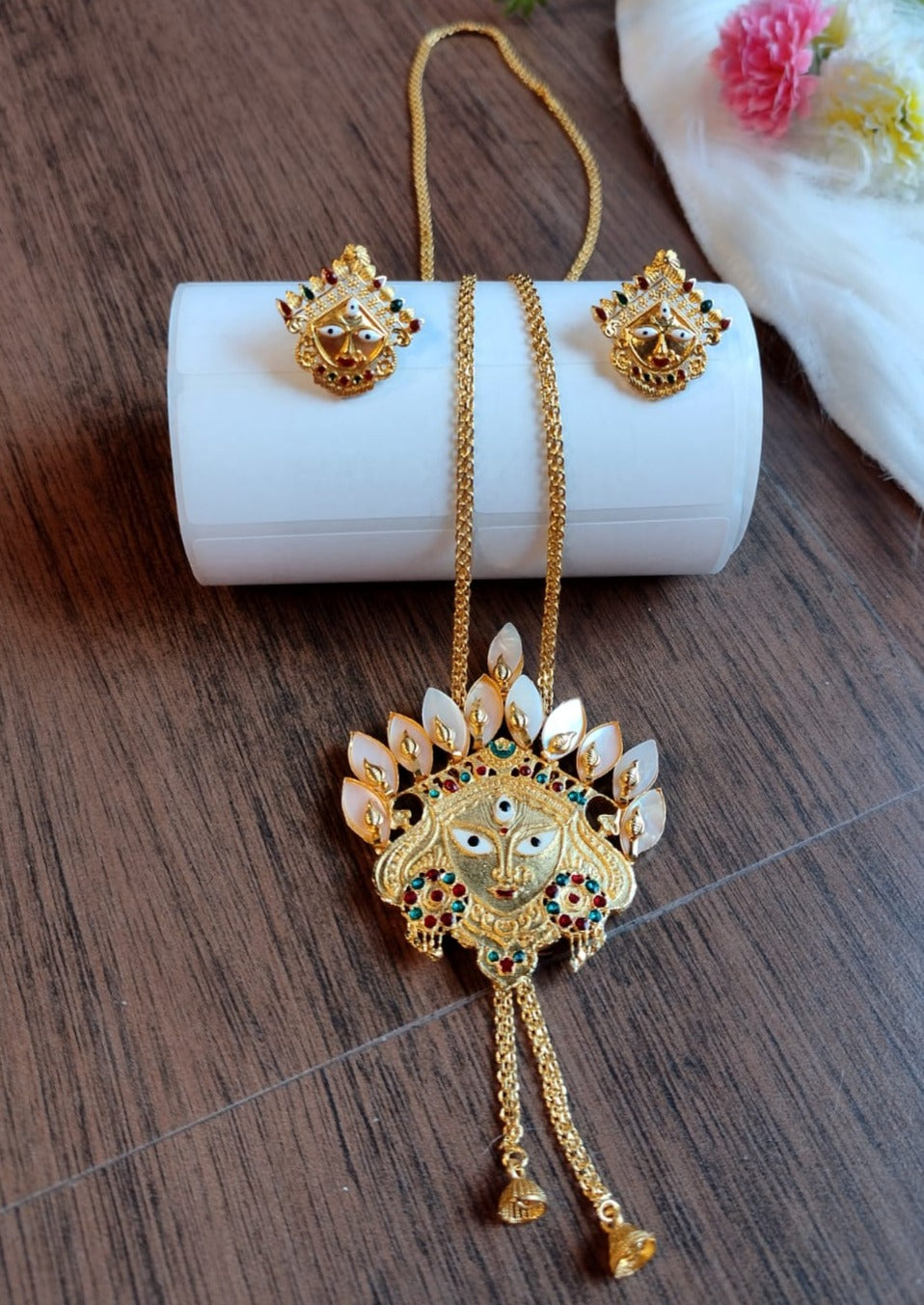 Gold Plated Tie Chain Set – MonAmaar Ethnics