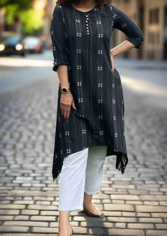 Belles Femmes Cotton Kurti Set