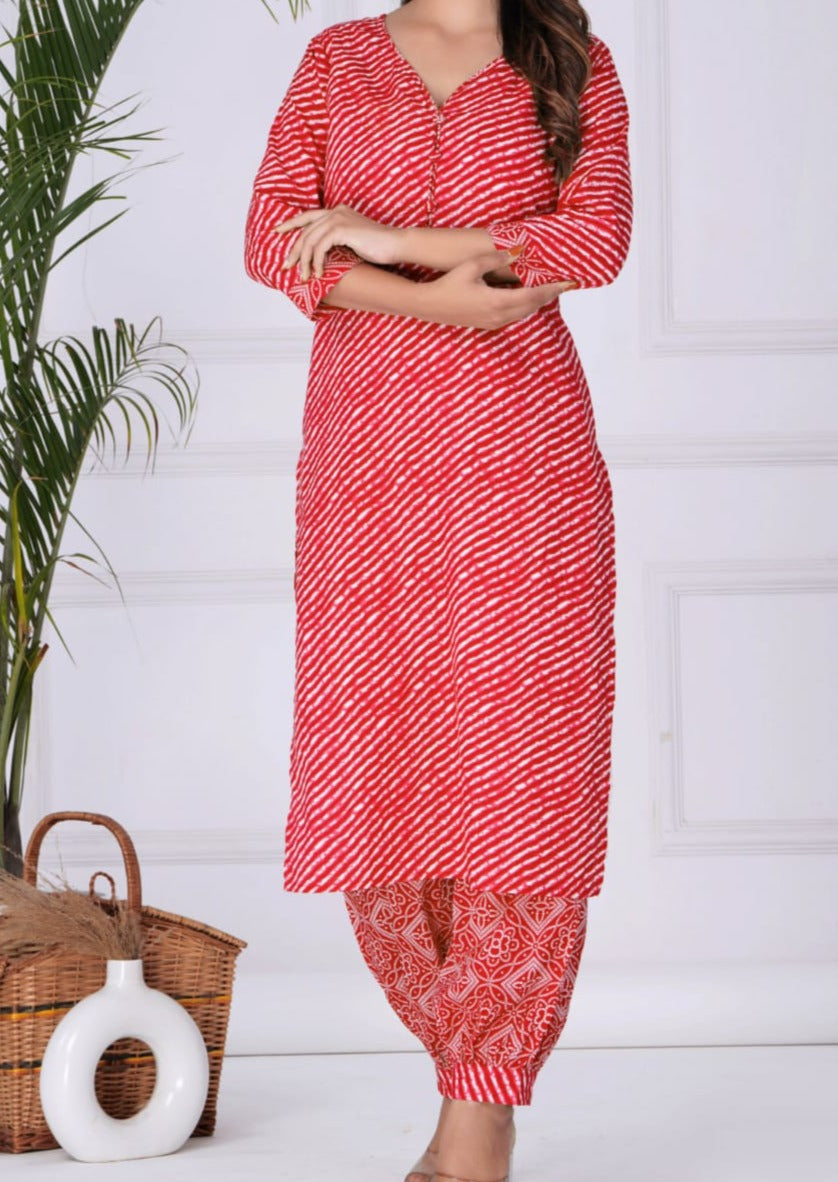 Beauty in Heaven Cotton Kurti Set