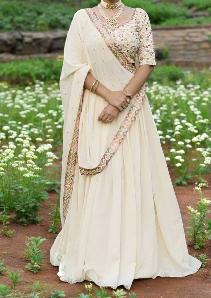 Dakshini Designer Georgette lehenga