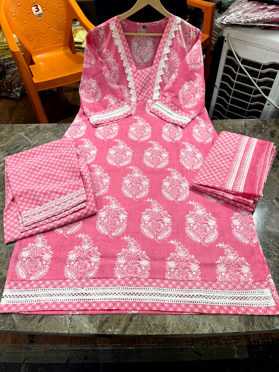 Me Again Cotton Kurti Set