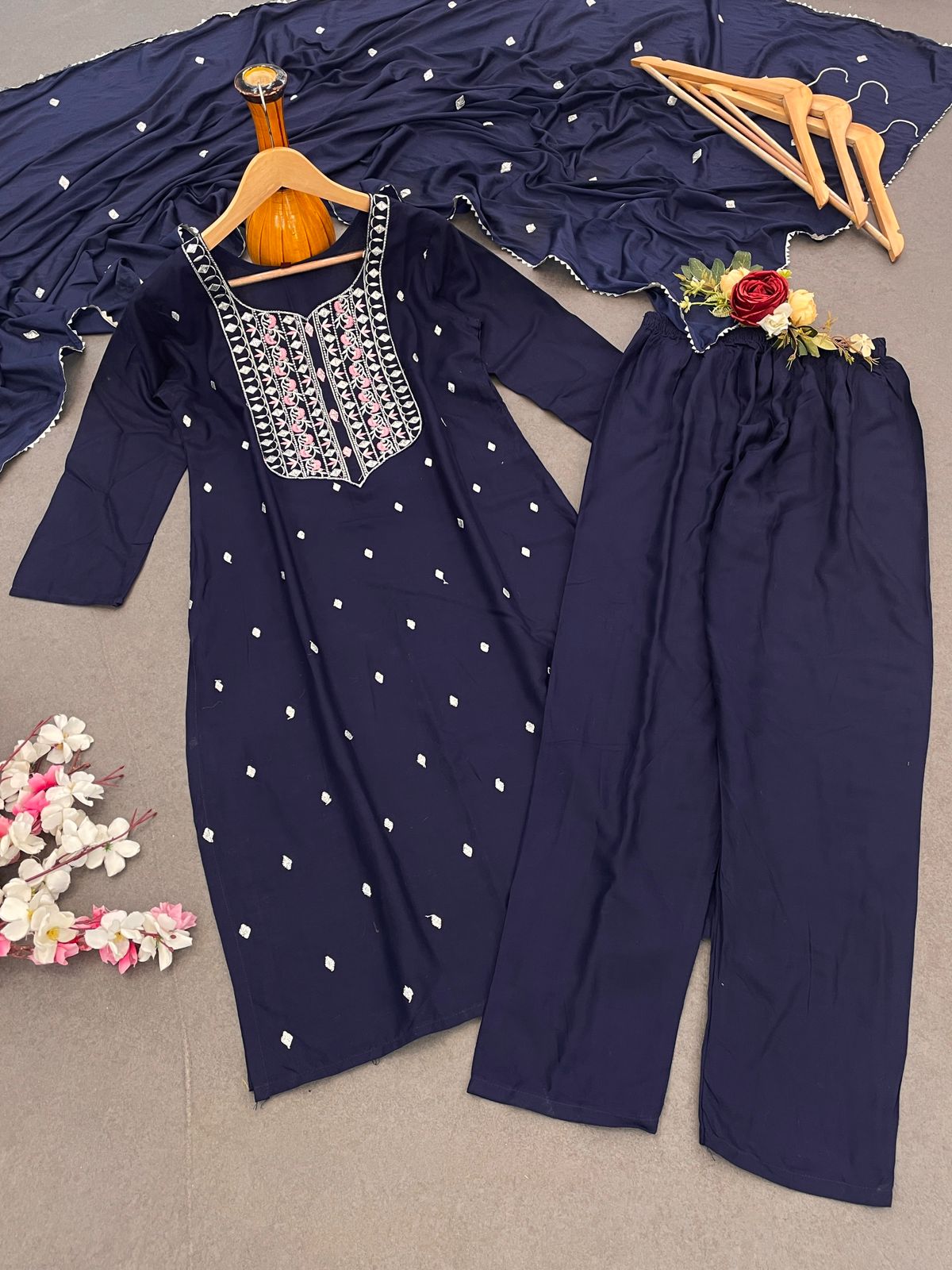 Way To Shine Rayon Kurti Set