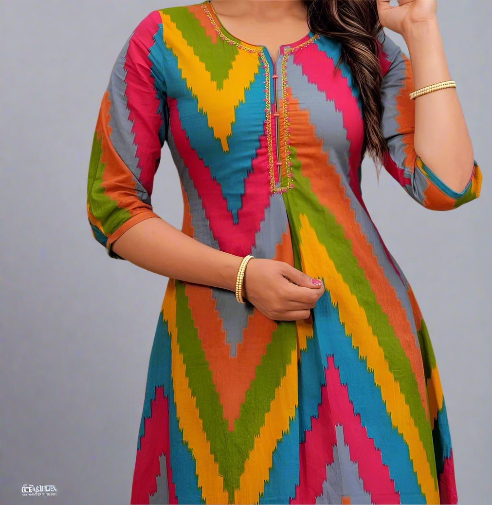 Bold In Fashion Cotton Kurti Set