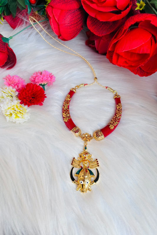 Mahishasura Mardini Necklace Set