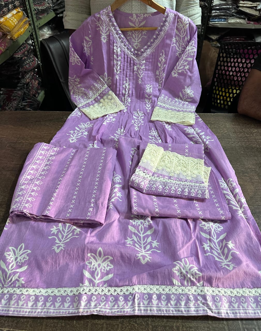 Silent Storytellers Cotton Kurti Set