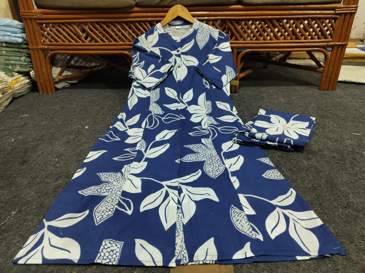 Loving The View Cotton Kurti Set