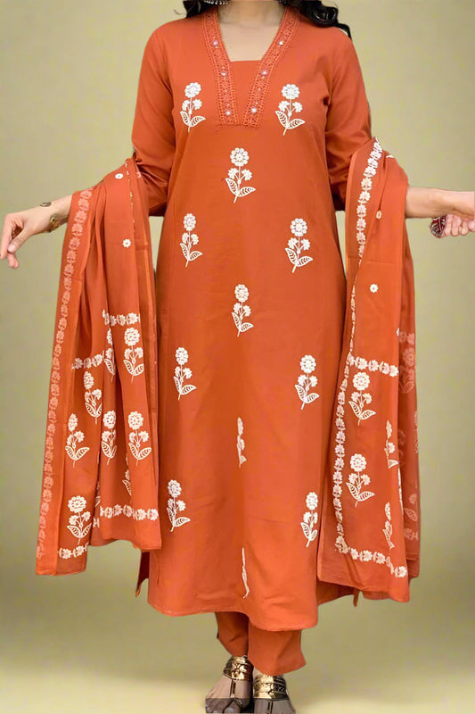 Tweet Dreams Cotton Kurti Set