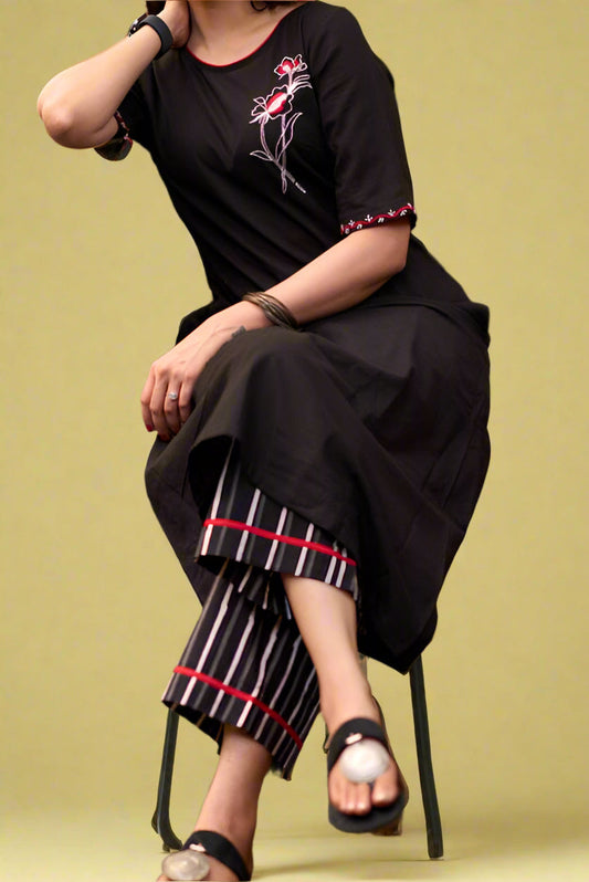Quiet Elegance Cotton Kurti Set