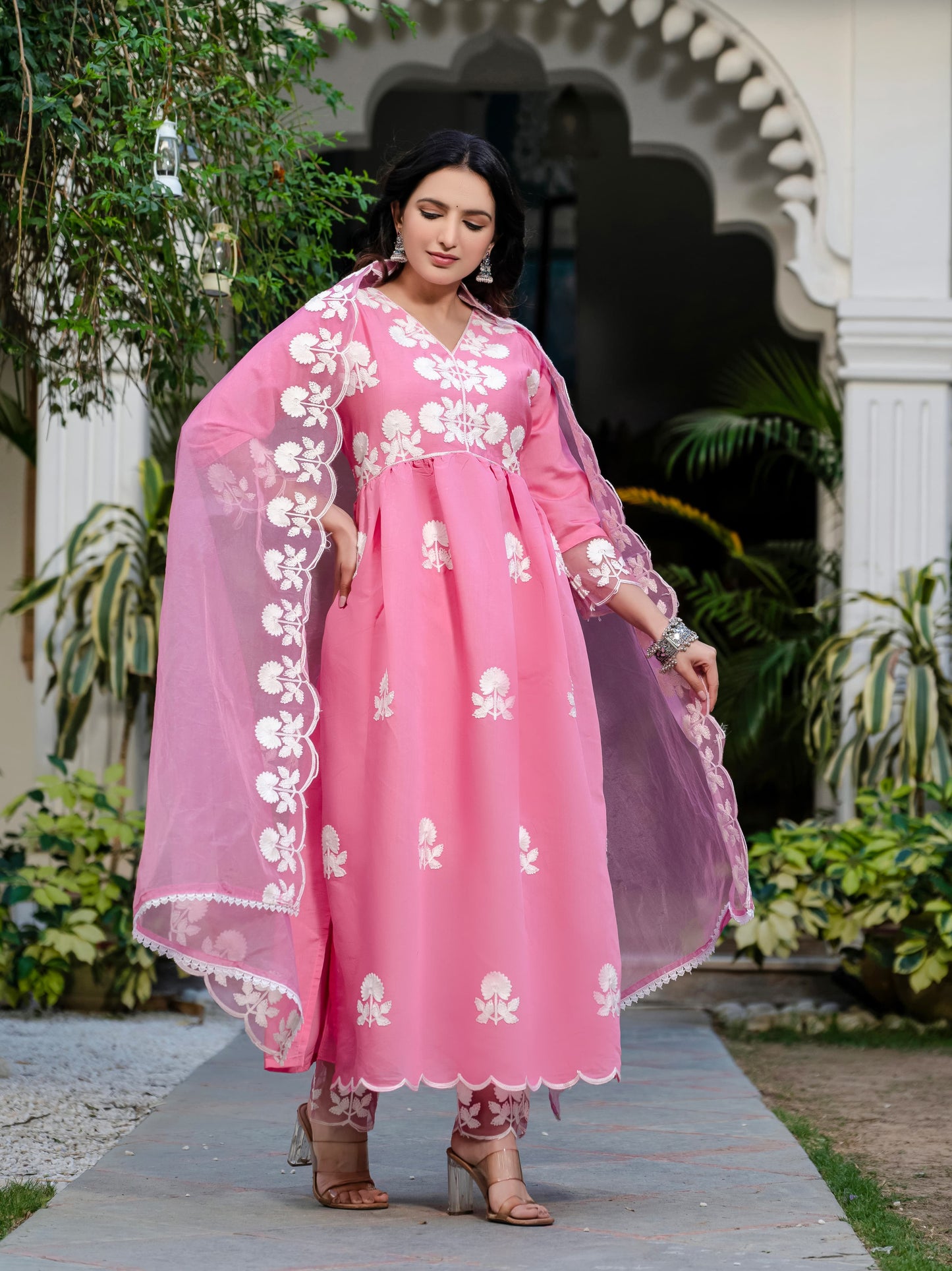 Extra Layers Of Love Fancy Silk Kurti Set
