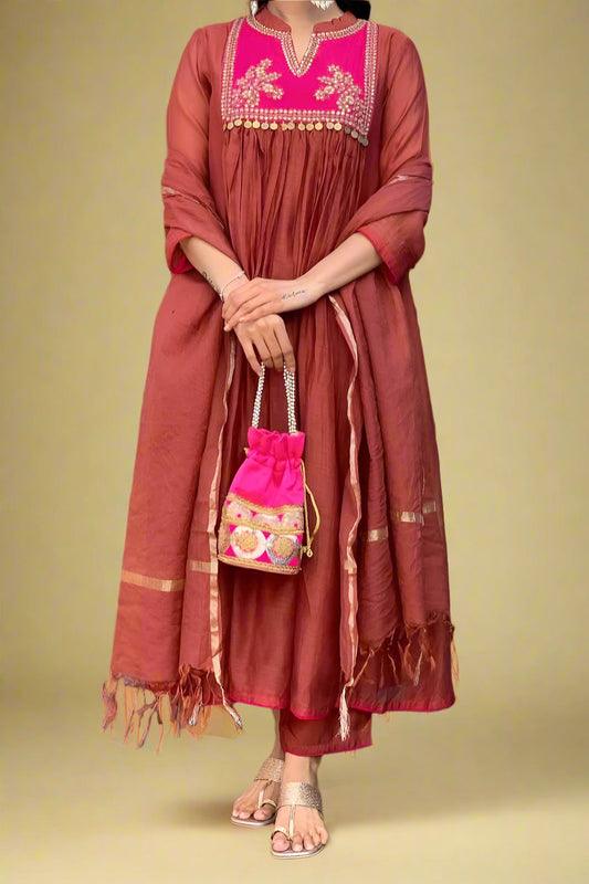 A Season of Light Cotton Kurti Set