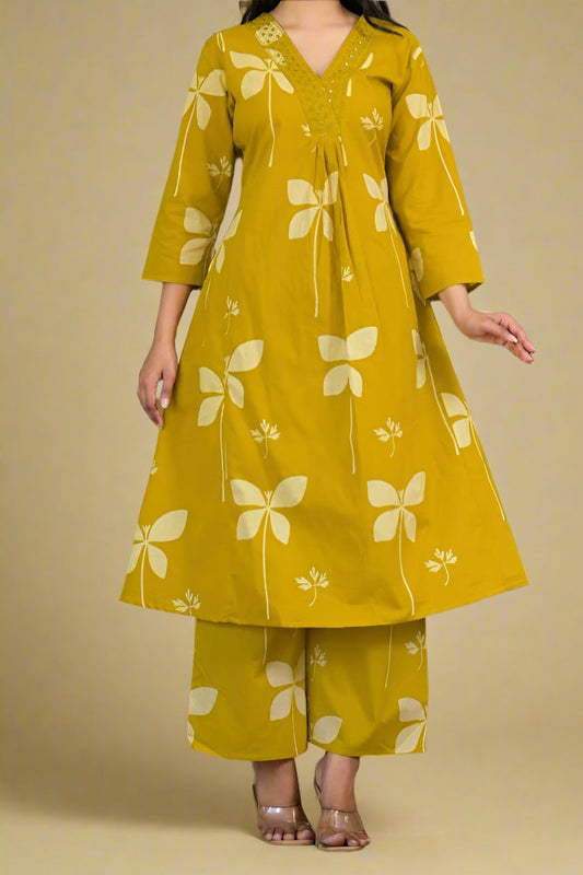 Shadow Walker Cotton Kurti Set