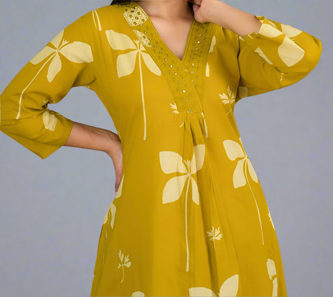 Shadow Walker Cotton Kurti Set