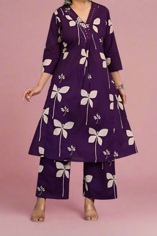 Shadow Walker Cotton Kurti Set