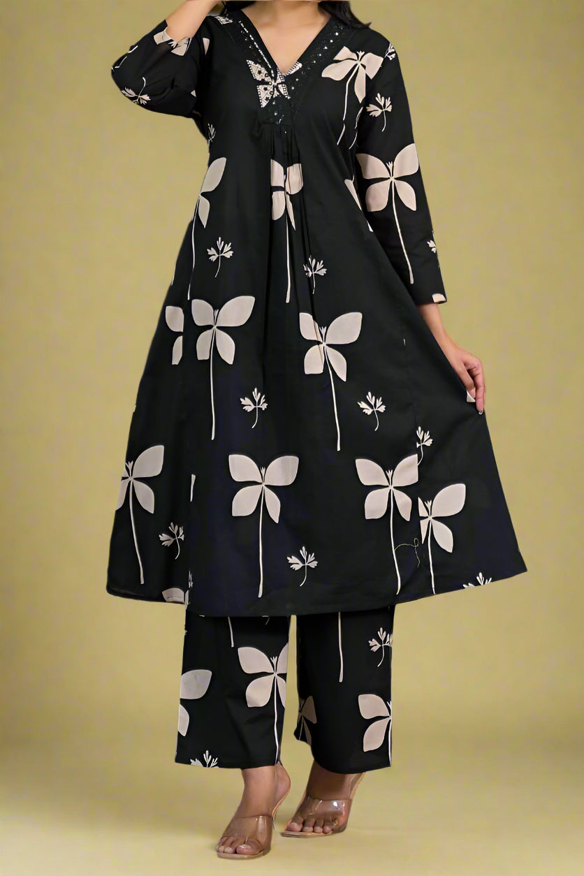 Shadow Walker Cotton Kurti Set