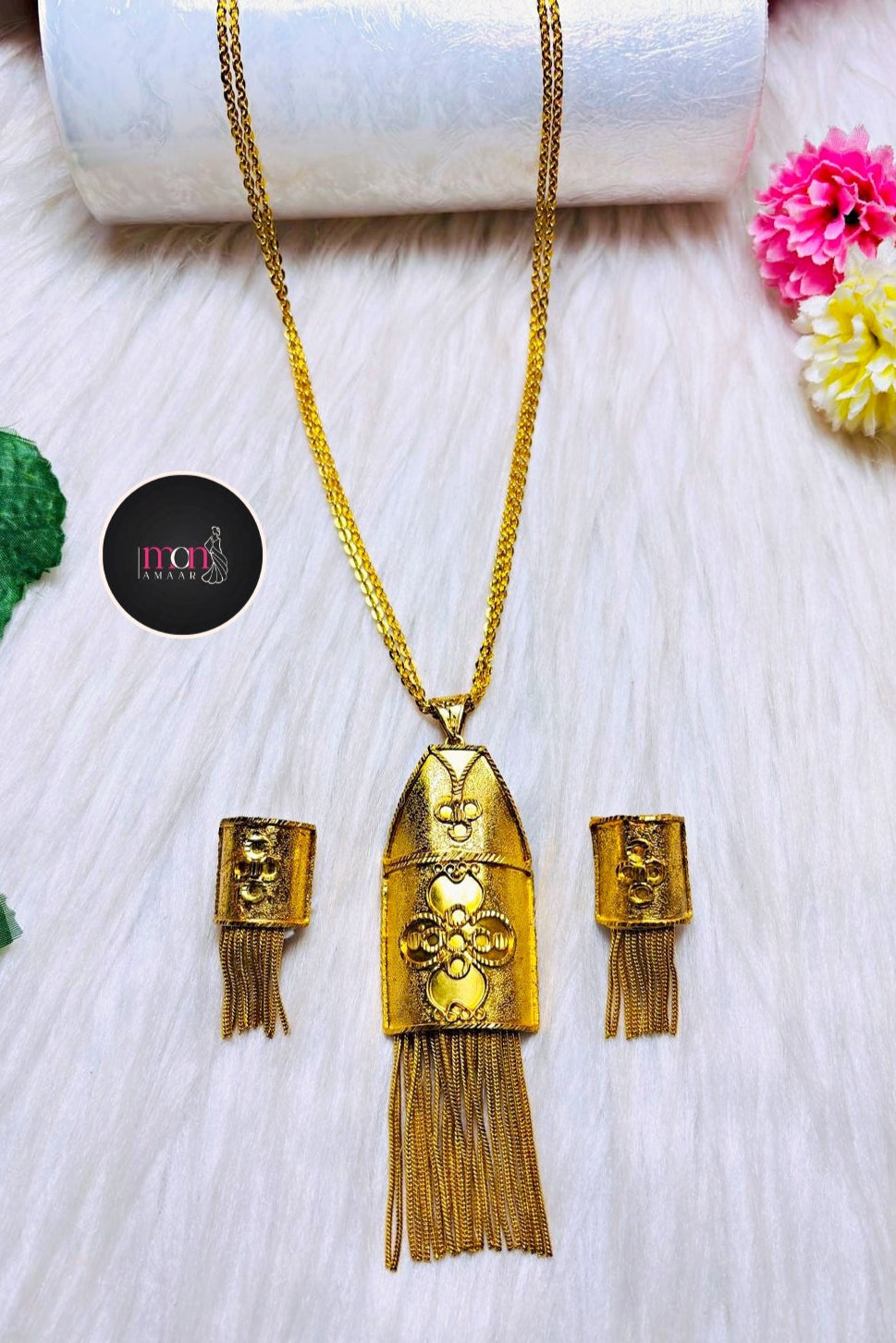 Celeste Glow -Gold Plated Necklace Set