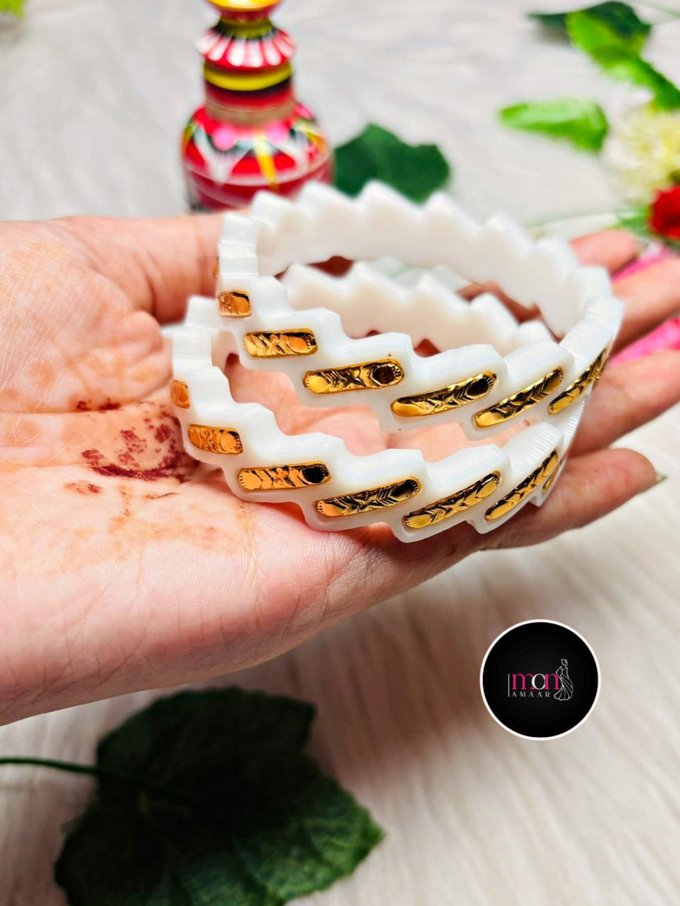 Sundori -Fancy Sankha Bandhano Pair