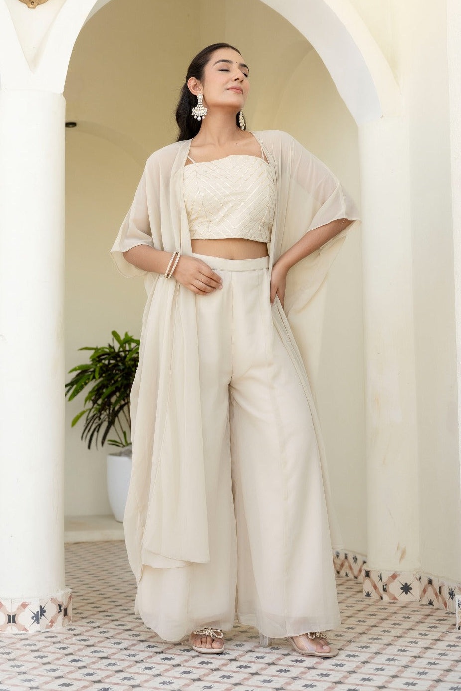 Ready To Bloom Designer Georgette Set