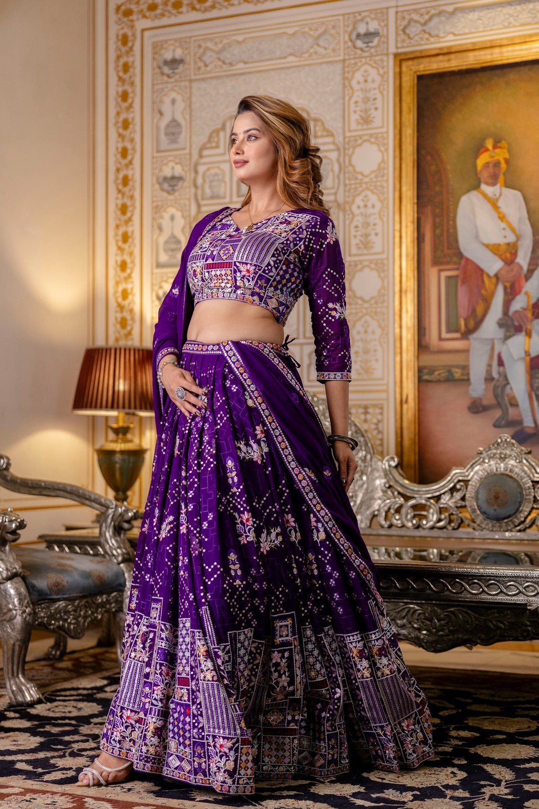 Pastel Parade Georgette Lehenga