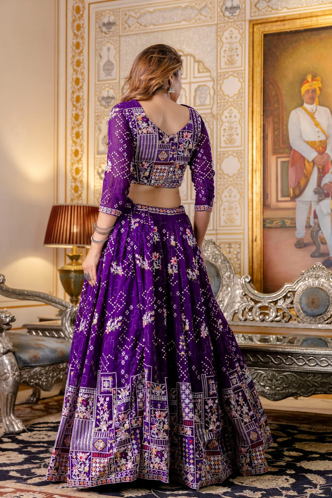 Pastel Parade Georgette Lehenga