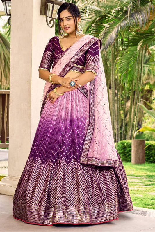 Light of Elegance Fancy Silk Lehenga