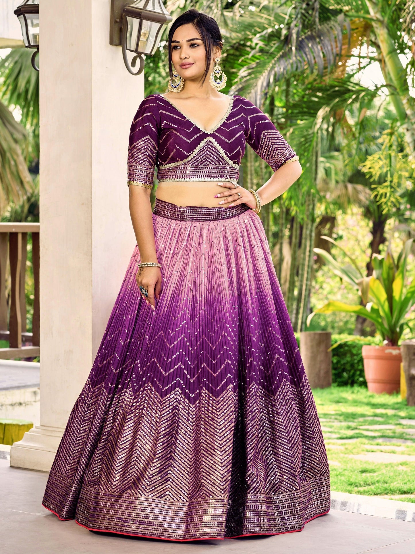 Light of Elegance Fancy Silk Lehenga
