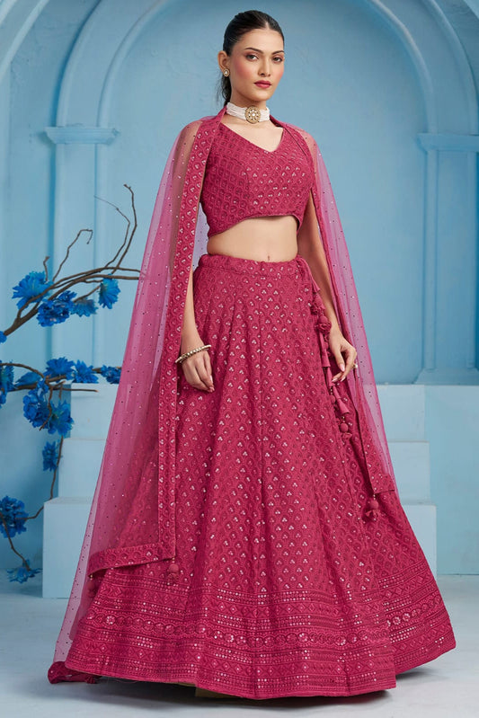 Ishq-e-Aangan Georgette Lehenga