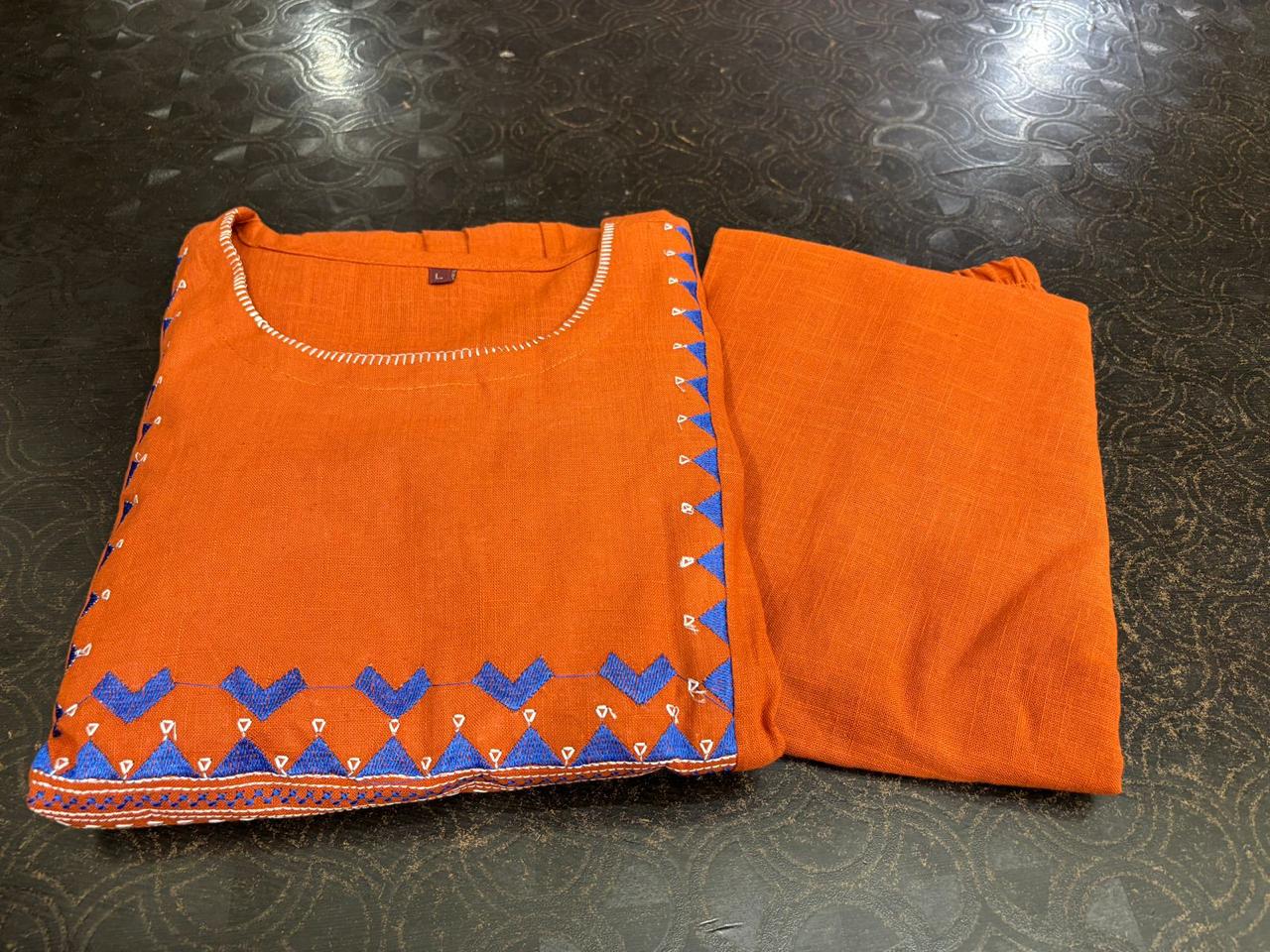 Rangon Ki Baat Cotton Kurti Set