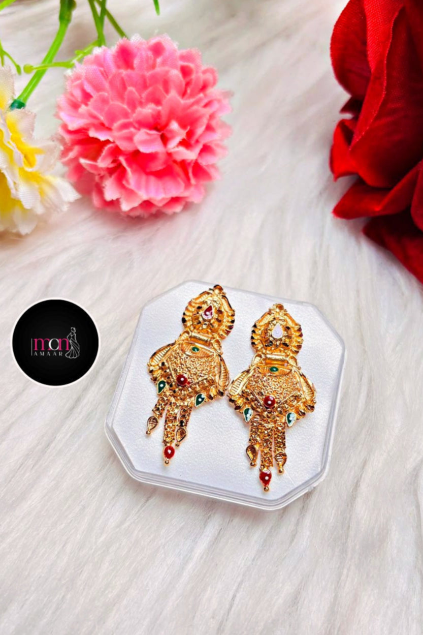 Simply Amazing -Gold Plated Earrings