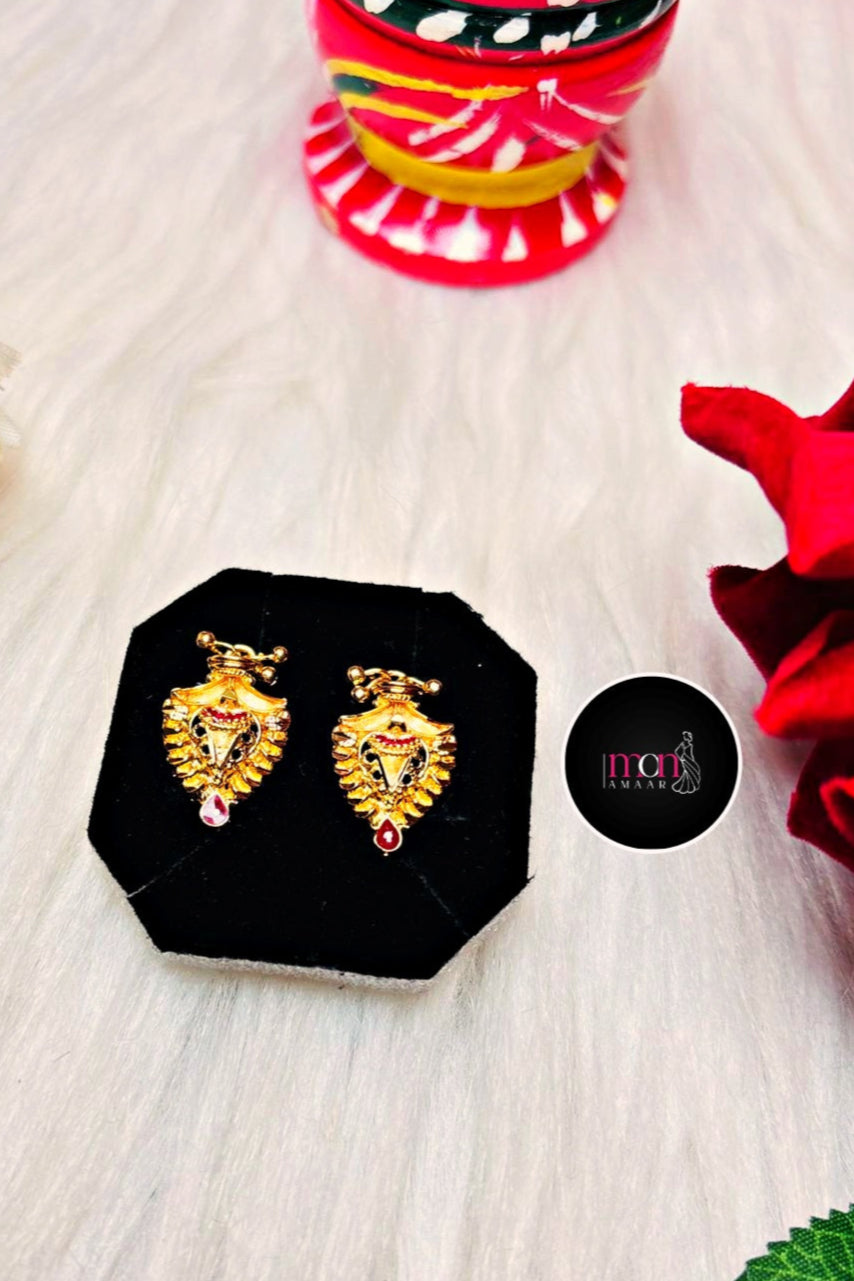 Shringar-Gold Plated Earrings