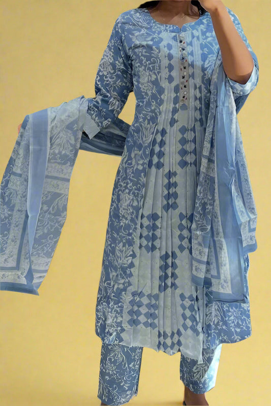 Love Like Rain Cotton Kurti Set