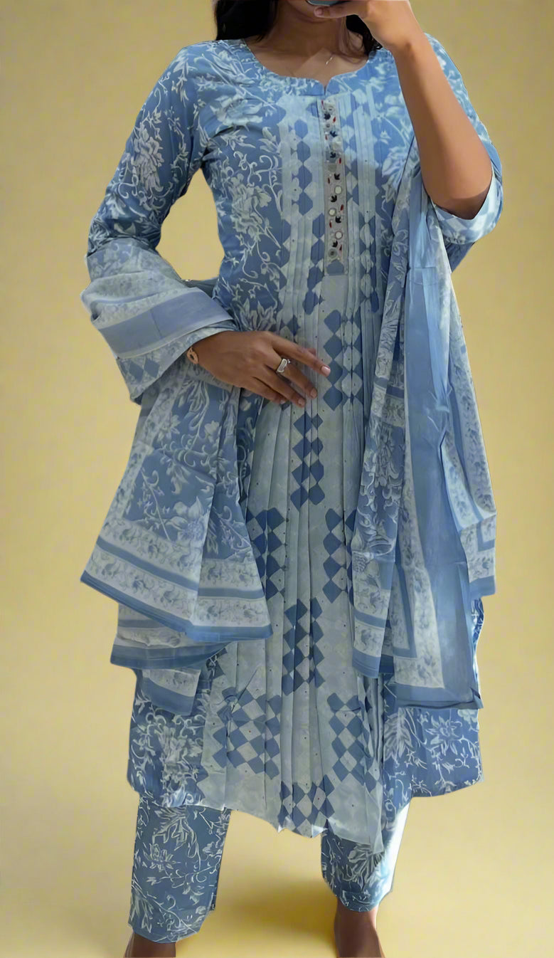 Love Like Rain Cotton Kurti Set