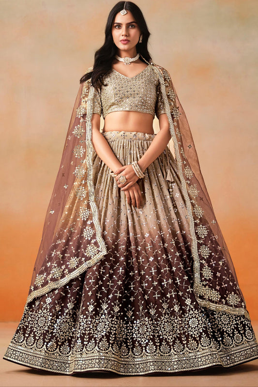 Meher Melody Georgette Lehenga