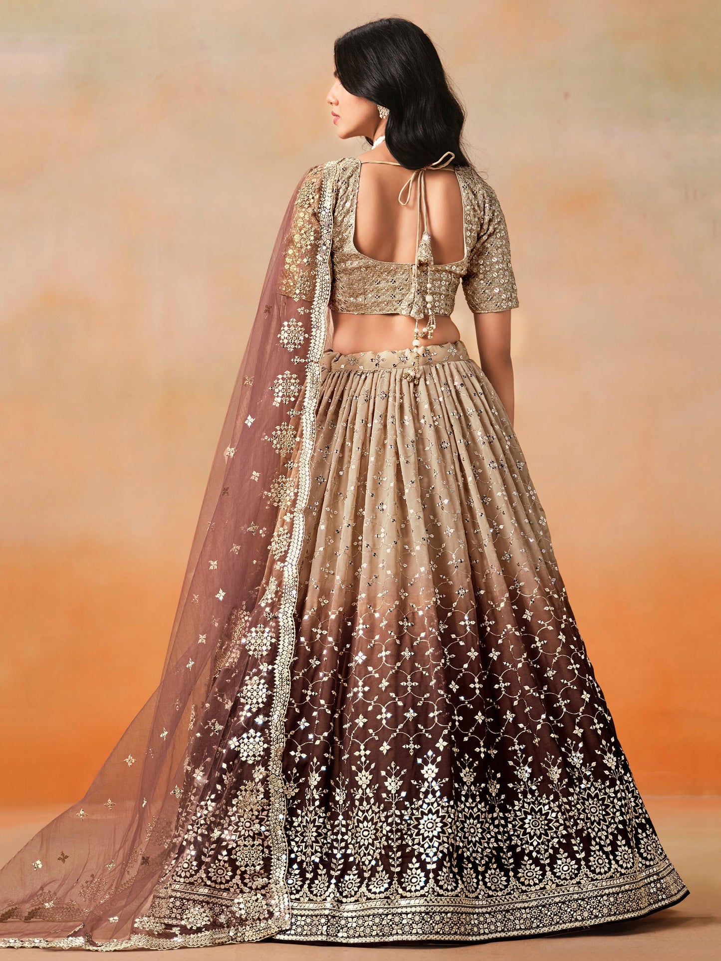 Meher Melody Georgette Lehenga