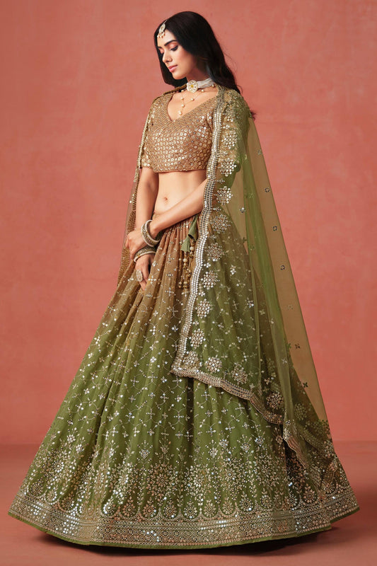 Meher Melody Georgette Lehenga