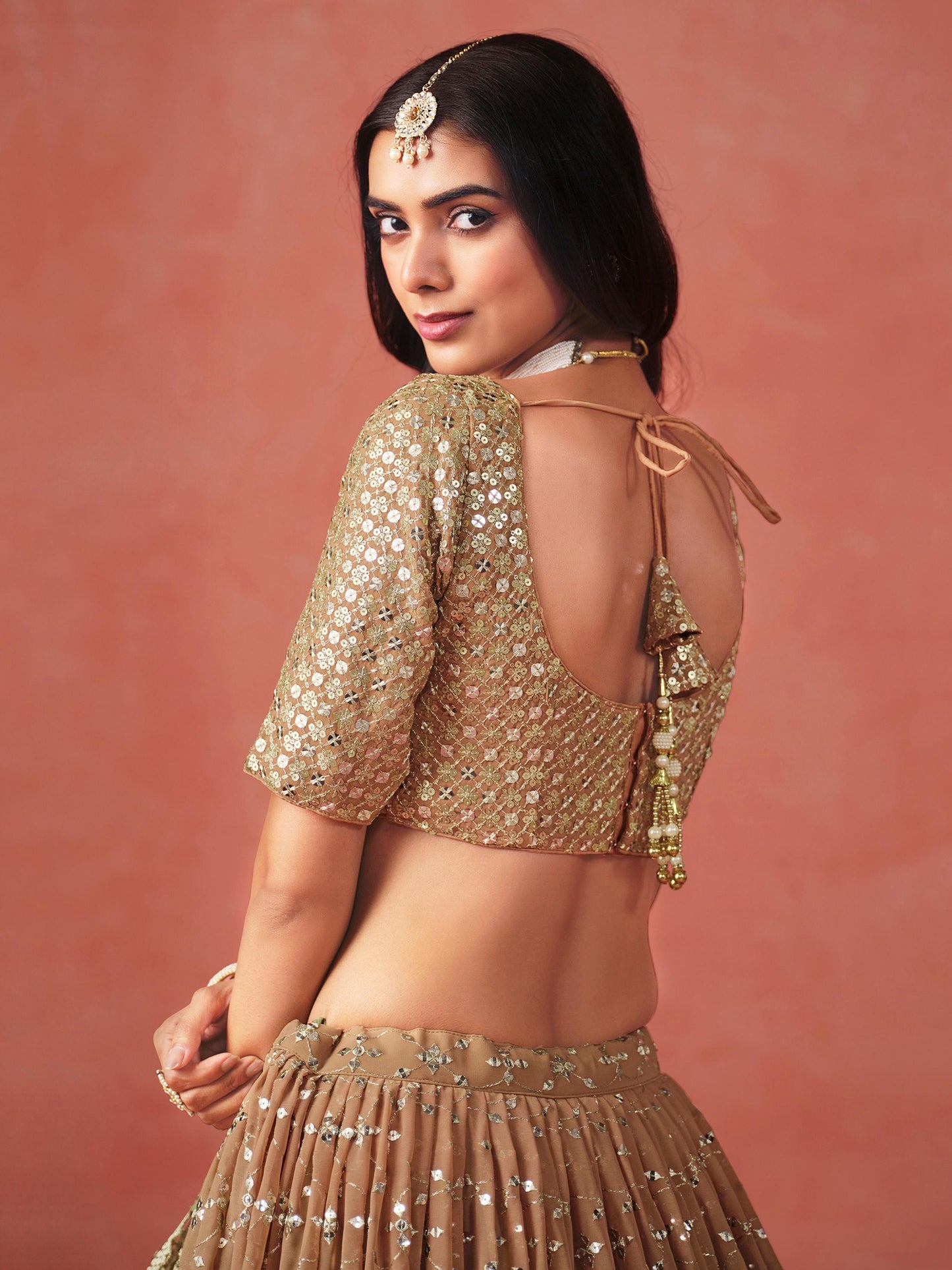 Meher Melody Georgette Lehenga