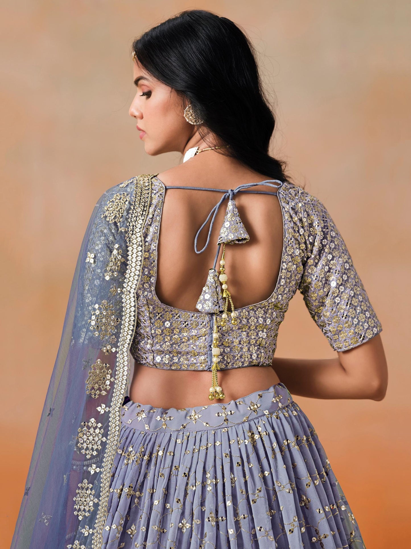 Meher Melody Georgette Lehenga