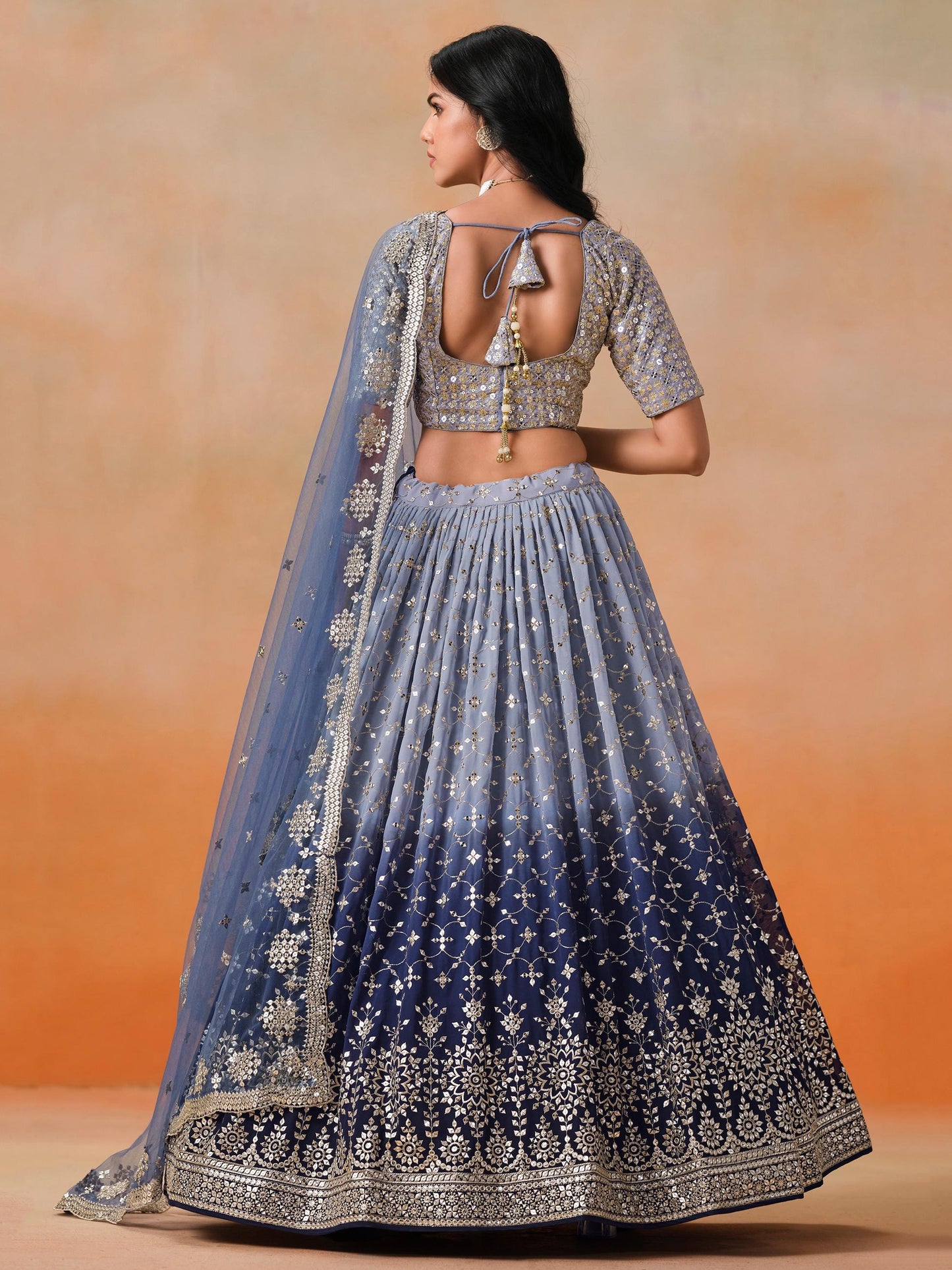 Meher Melody Georgette Lehenga