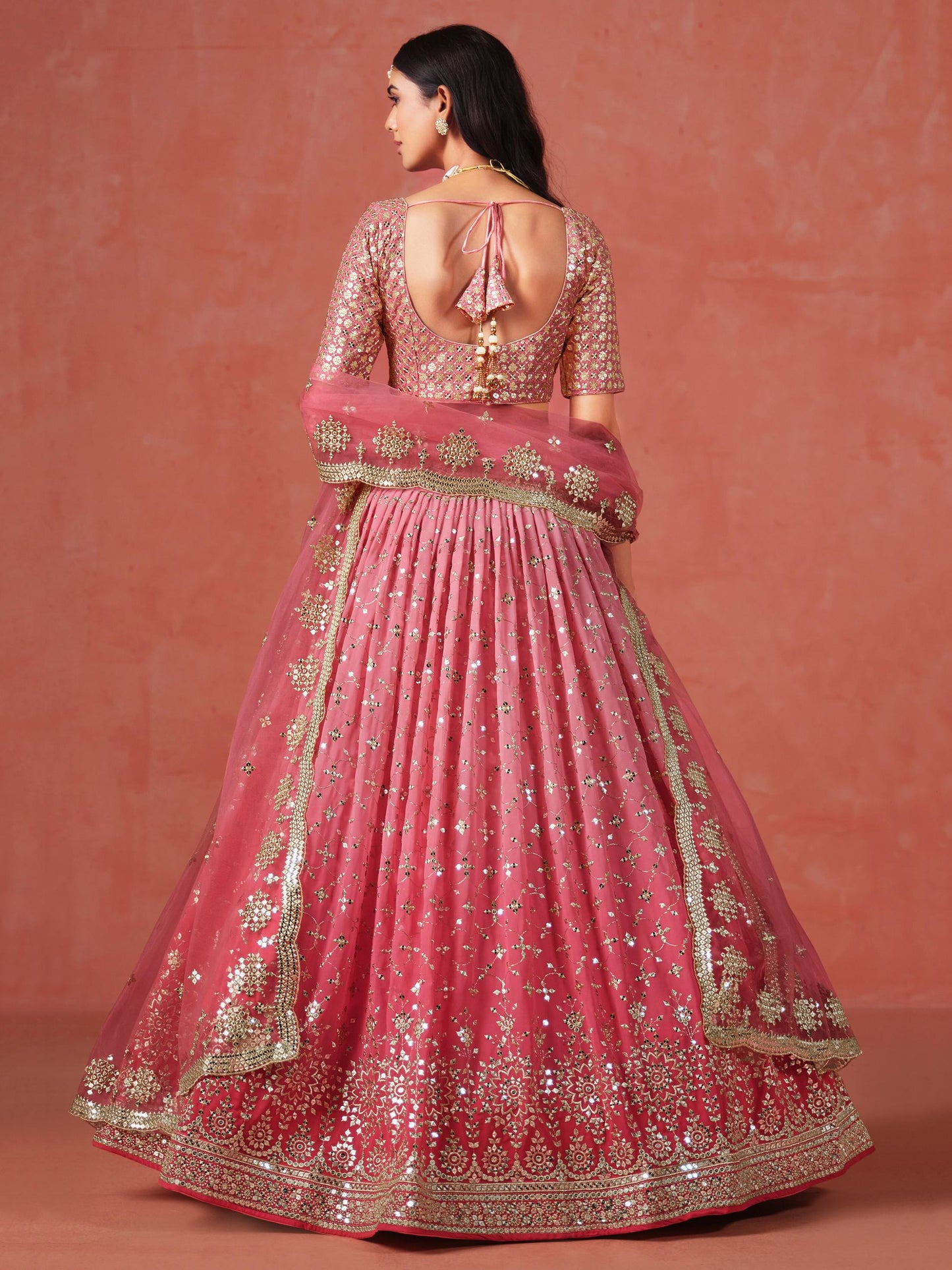 Meher Melody Georgette Lehenga