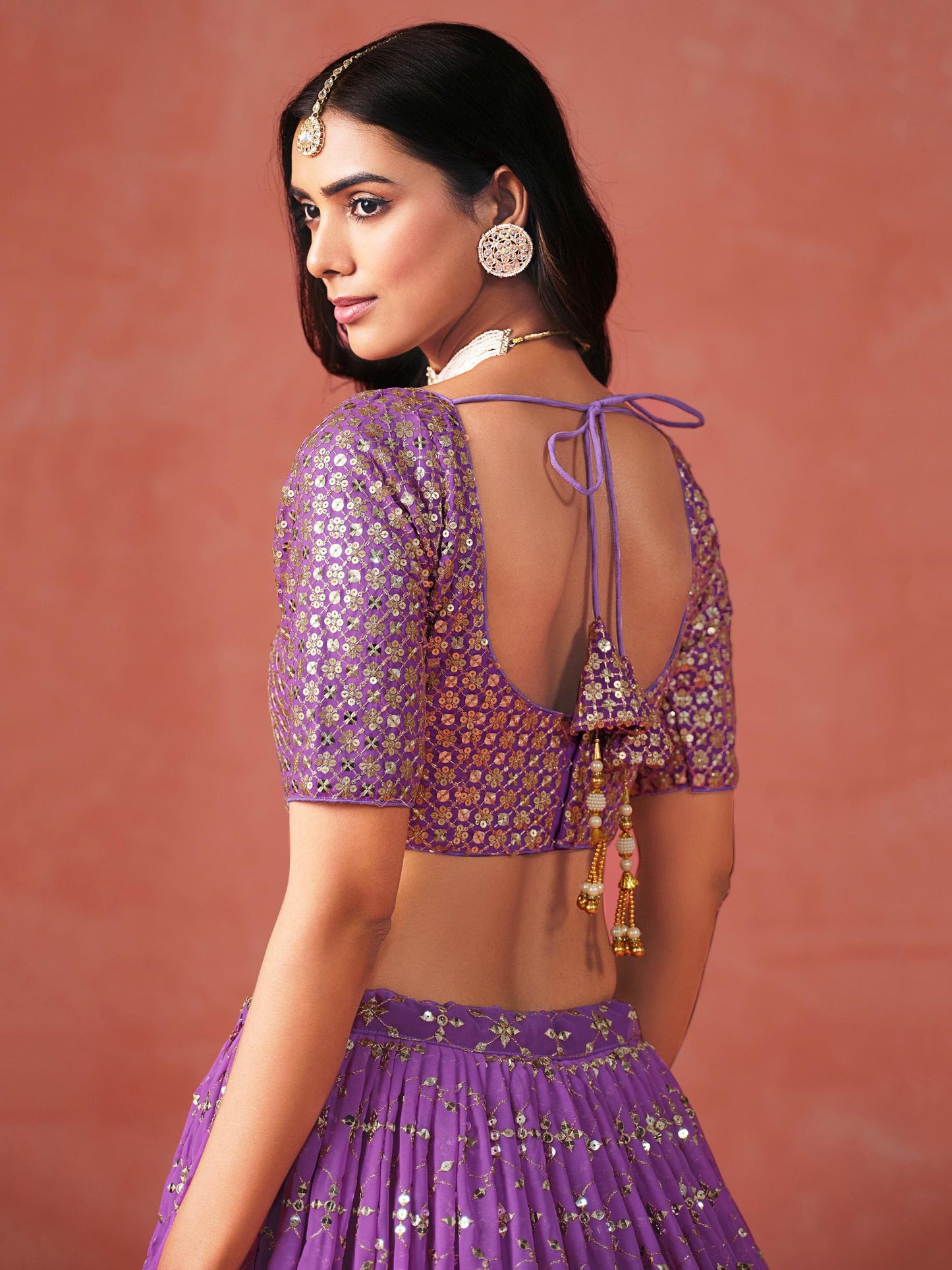 Meher Melody Georgette Lehenga