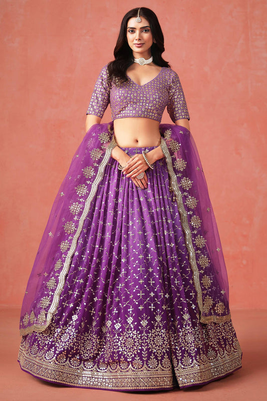 Meher Melody Georgette Lehenga