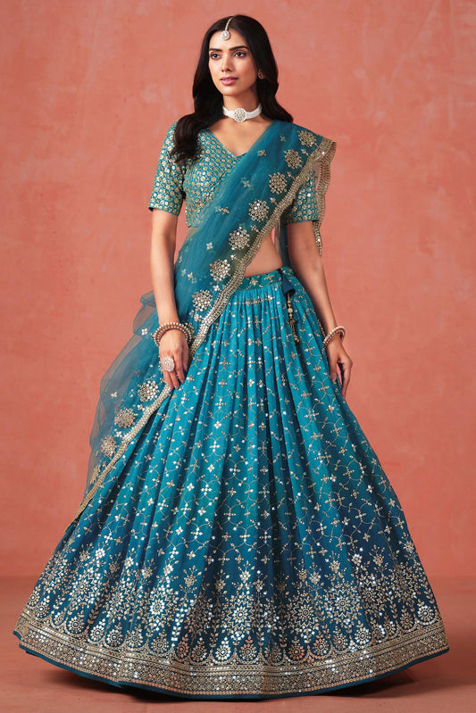 Meher Melody Georgette Lehenga