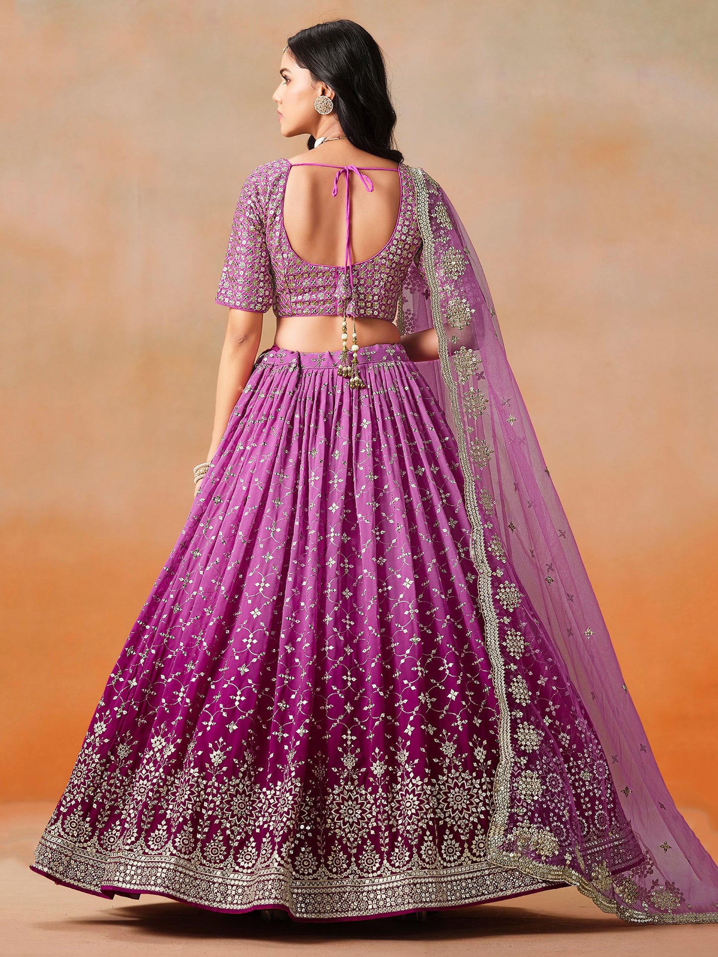 Meher Melody Georgette Lehenga