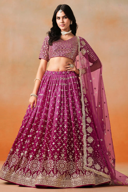 Meher Melody Georgette Lehenga