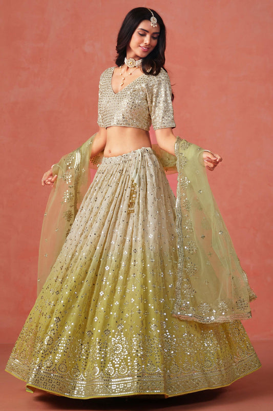 Meher Melody Georgette Lehenga