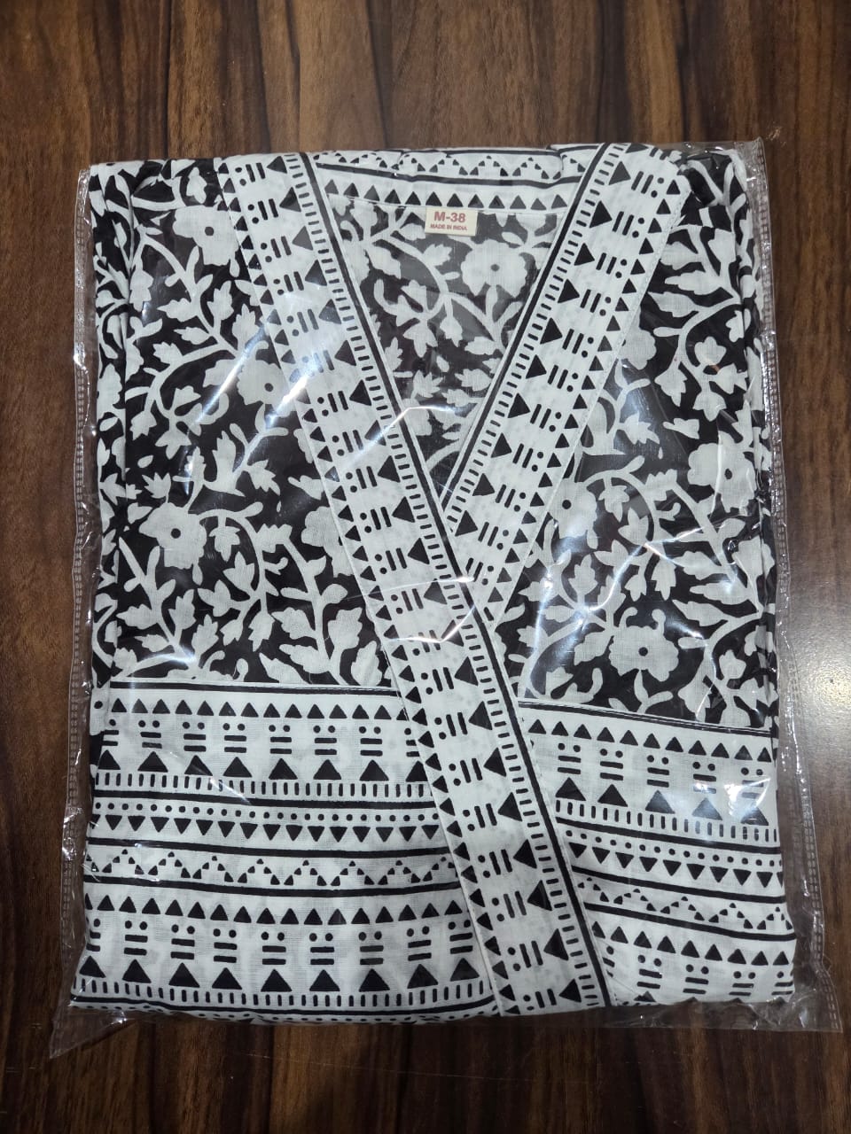 Twisted Print Cotton Dress